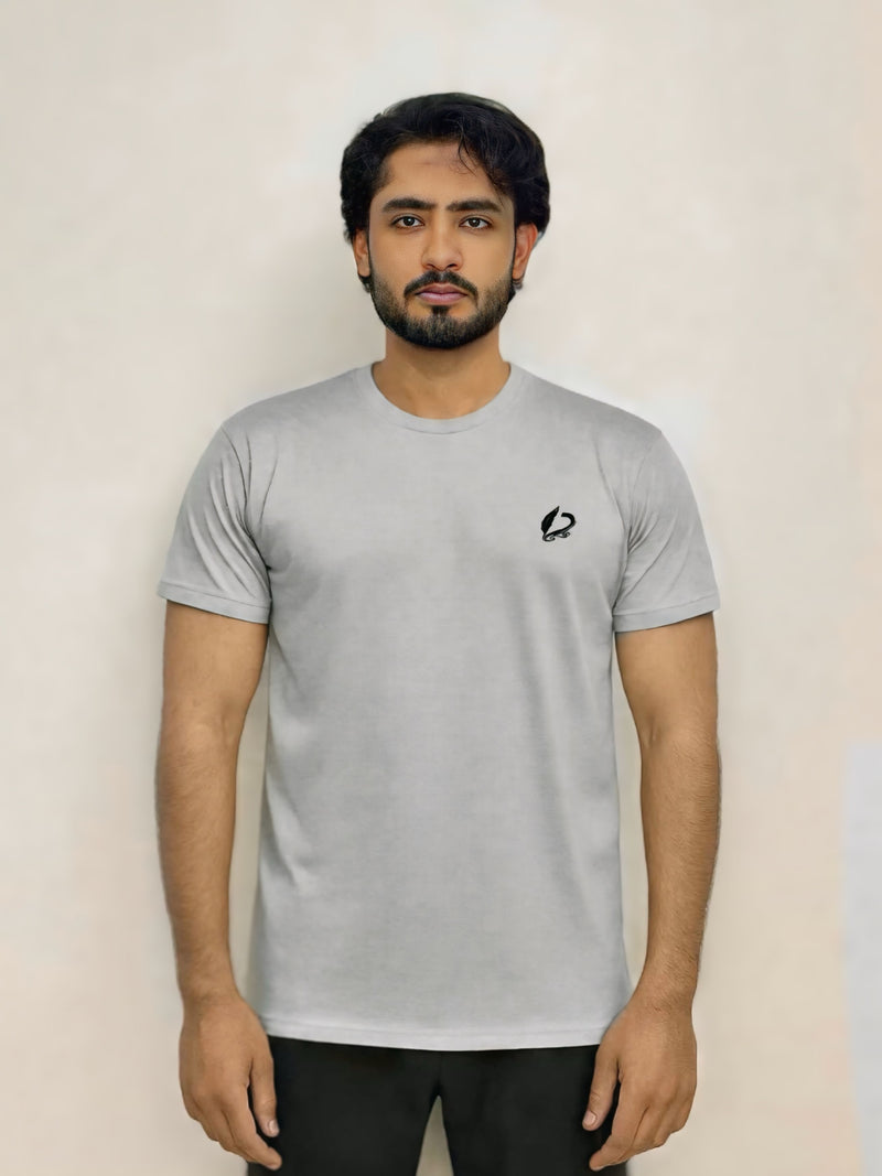 Plain Cotton Crew Neck T-Shirt
