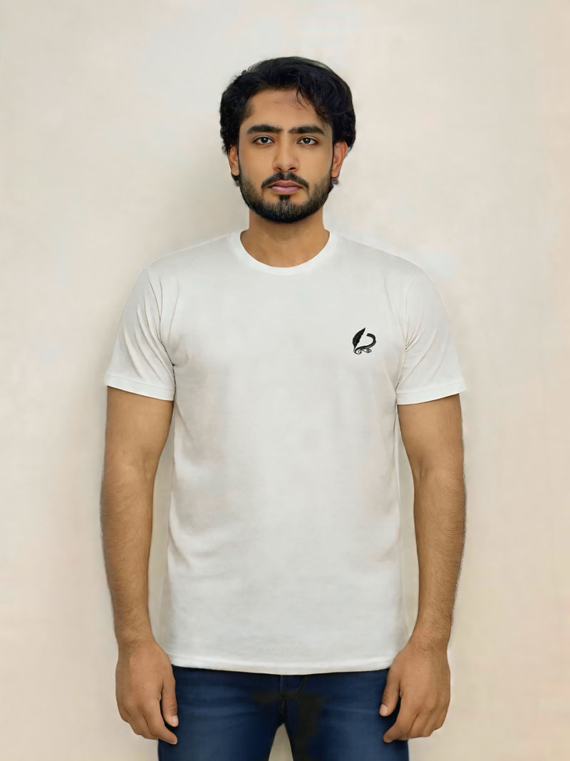 Plain Cotton Crew Neck T-Shirt