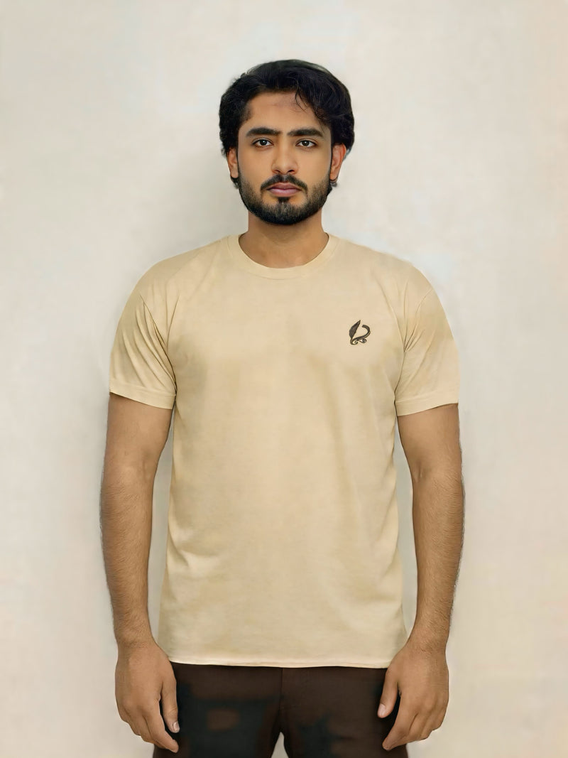 Plain Cotton Crew Neck T-Shirt