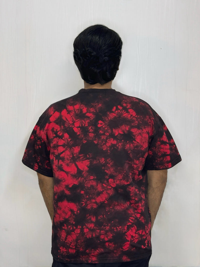 Tie & Dye T Shirt - Red