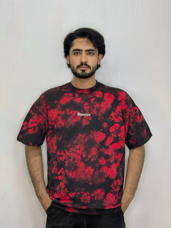 Tie & Dye T Shirt - Red